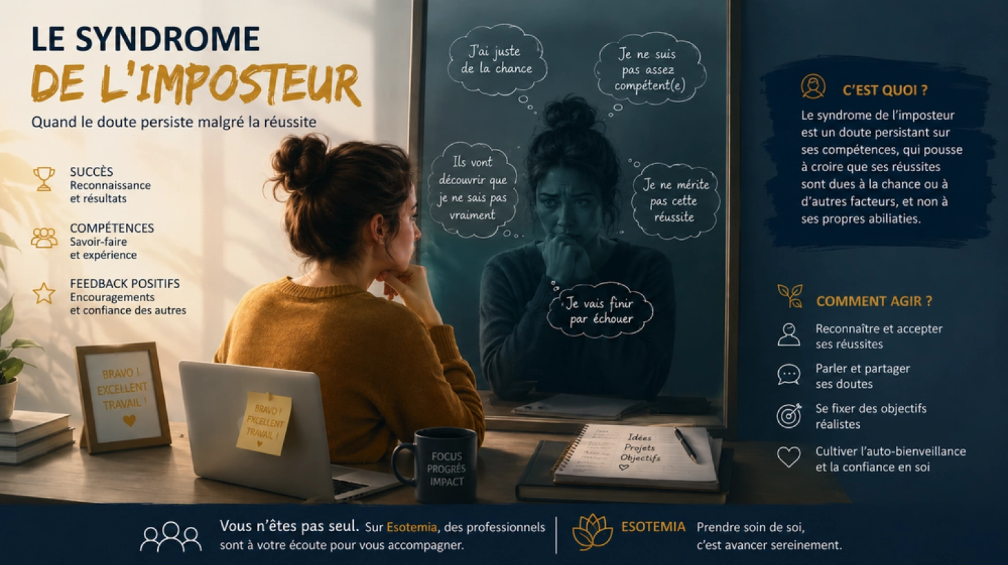 Syndrome de l'imposteur : causes, solutions et comment en sortir