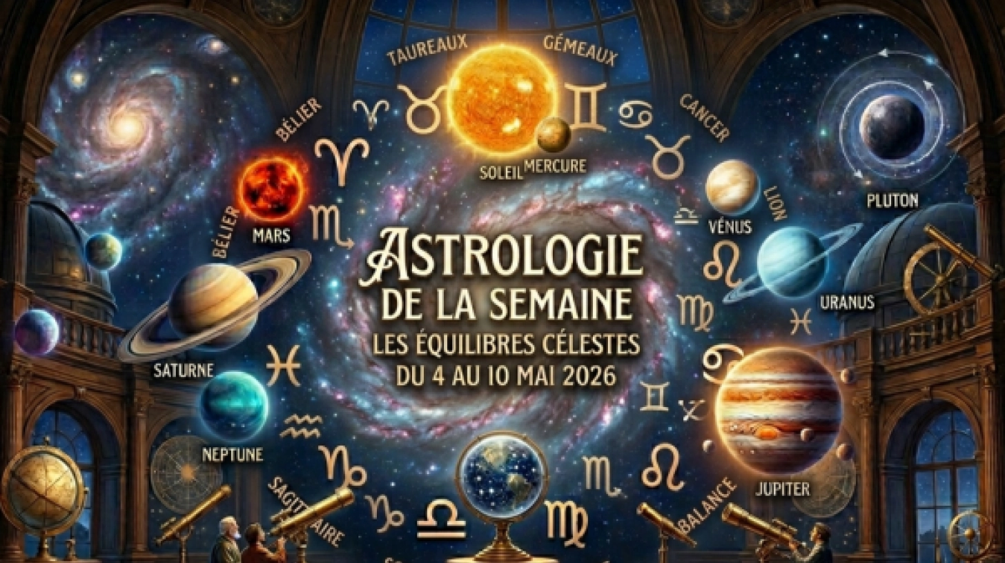 Horoscope de la semaine du 4 au 10 mai 2026 : Entre stabilité terrienne et électrochocs