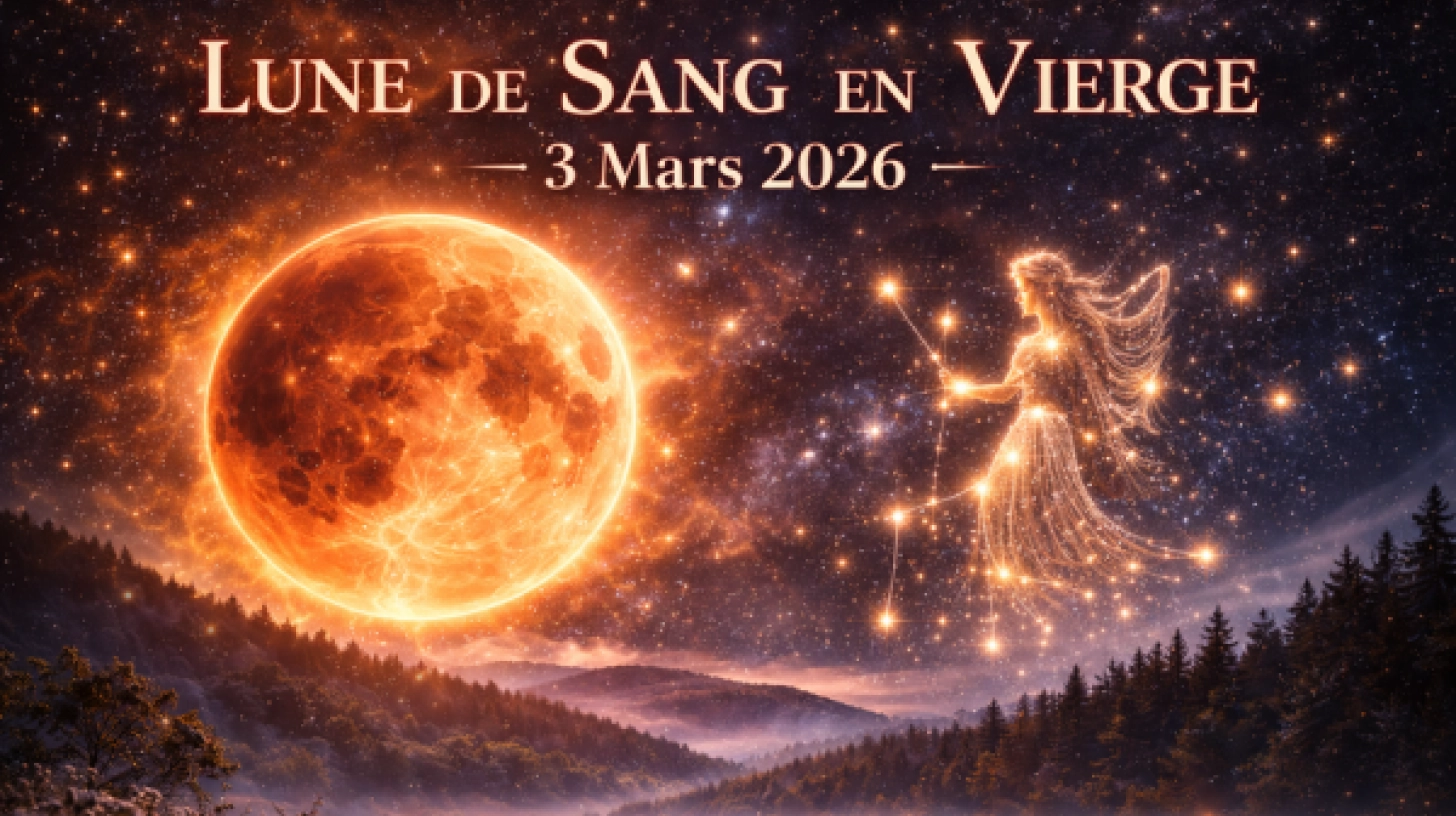 Pleine Lune de Sang en Vierge 3 Mars 2026 : Purification & Transformation Astrologique