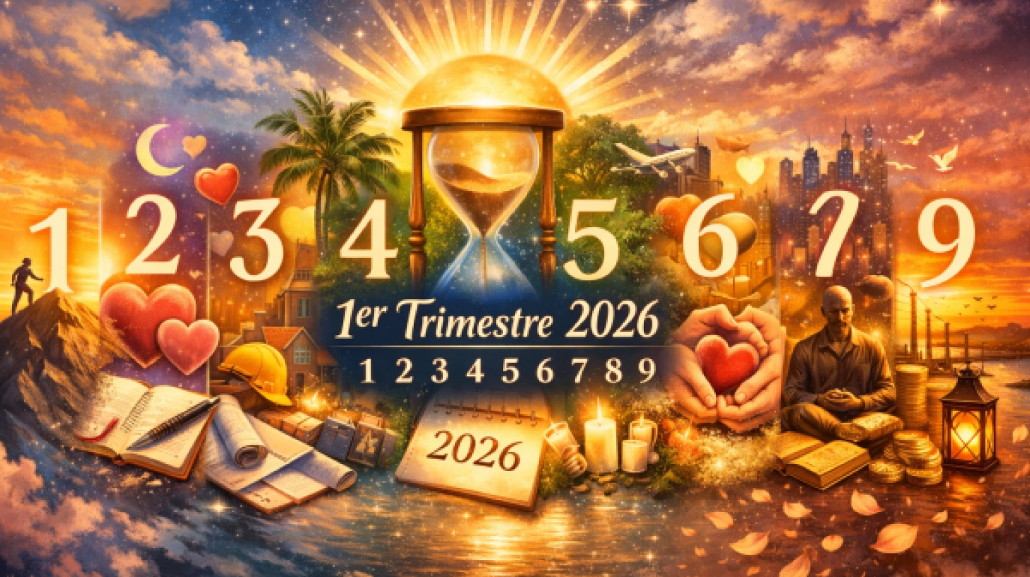 Numérologie de votre 1er trimestre 2026